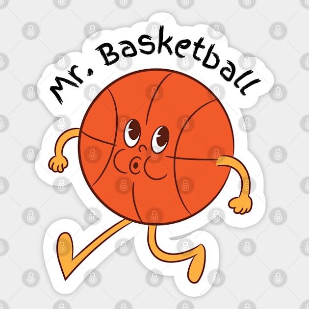 Mr. Basketball Sticker by Hayden Mango Collective 